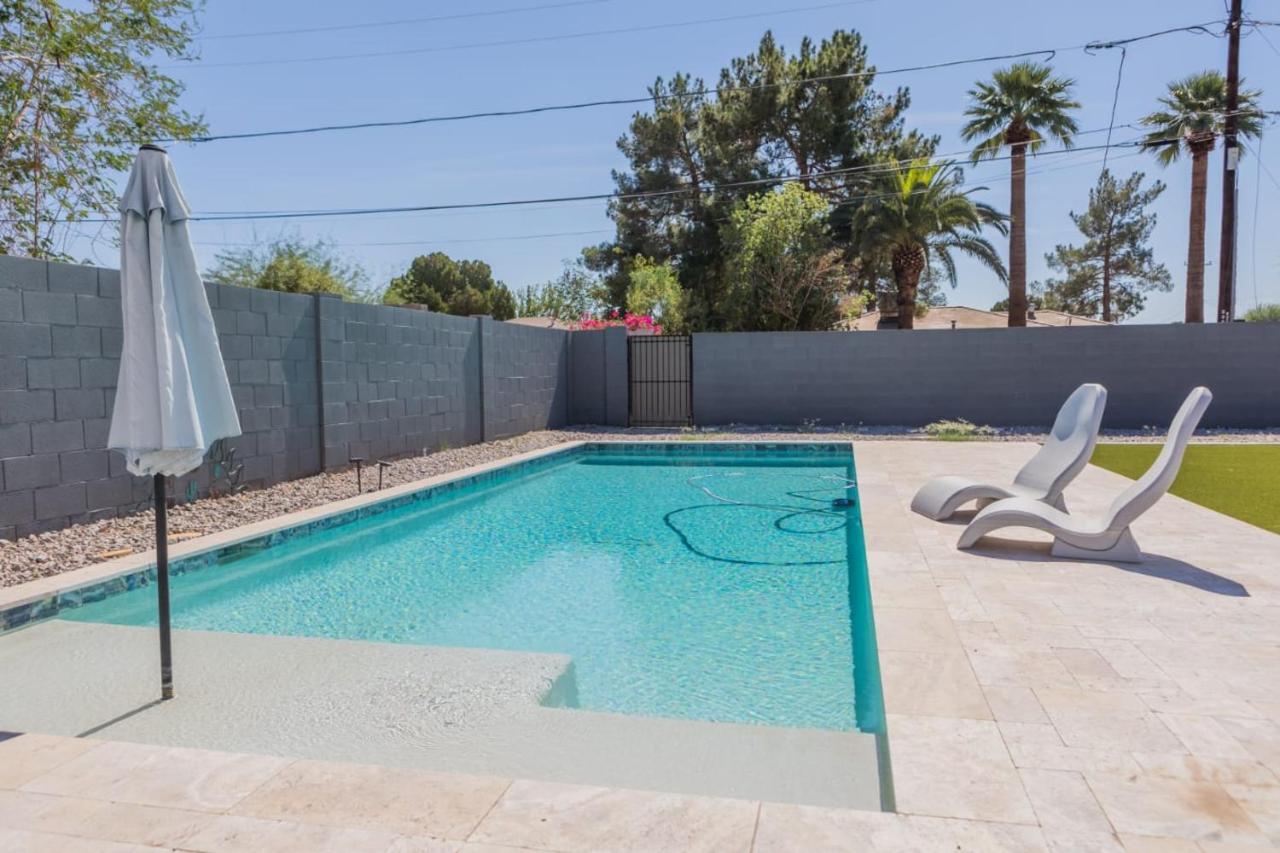 Modern Arcadia Lite Oasis Pool Heater Bbq Villa Phoenix Dış mekan fotoğraf
